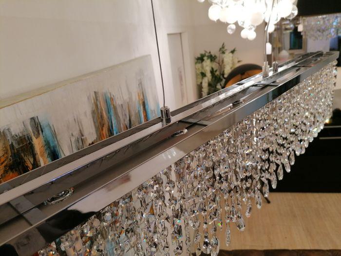 Actual product image TL Pendellampe 117cm gefertigt mit SPECTRA® Crystal von SWAROVSKI (G9)