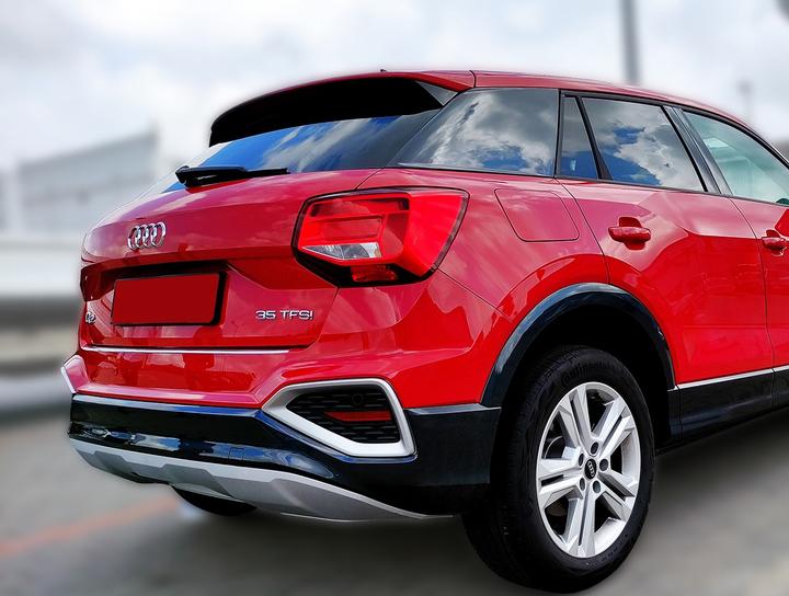 Actual product image Avisa Stainless steel bumper protection for Audi Q2 from 10/2020 until today (Rear)