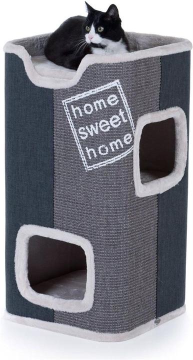 Produktbild Trixie Cat Tower Jorge (78 cm, Weiss, Blau, Grau)