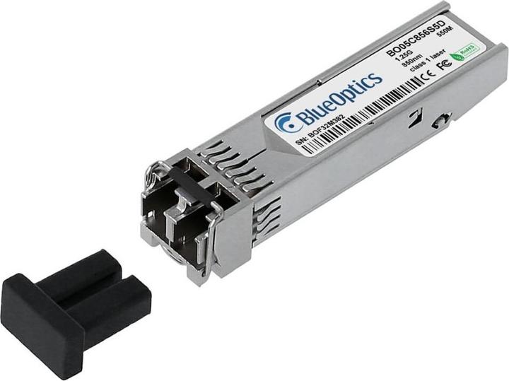 Actual product image BlueOptics Compatible Ubiquiti Networks UACC-OM-MM-1G-D BO05C856S5D SFP Transceiver, LC-Duplex, 1000BASE-SX