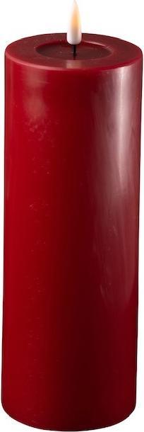Image du produit Deluxe Homeart Bougie ronde LED - Bordeaux 7,5 x 20 cm (1 x)