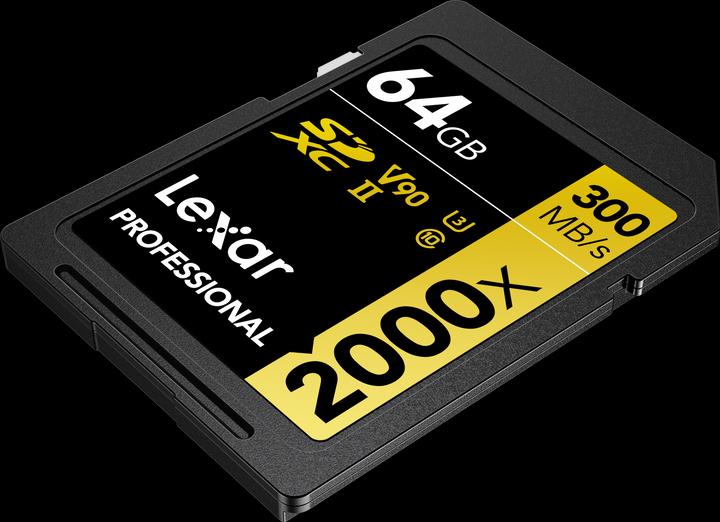 Image du produit Lexar Professionnel 2000x (64 Go, SDXC, U3, UHS-II)
