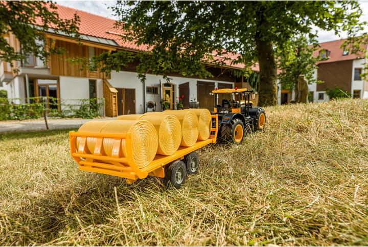 Actual product image Carson Model sport 1:16 hay wagon for RC tractor yellow 1:16 trailer