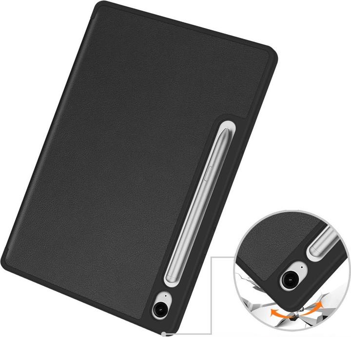 Actual product image Cover-Discount Galaxy Tab S9 / S9 FE - Smart Case silicone black (Galaxy Tab S9, Galaxy Tab S9 FE)