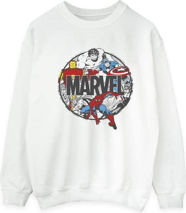 Actual product image Mens Comics Character Circle Sweatshirt (XXL)