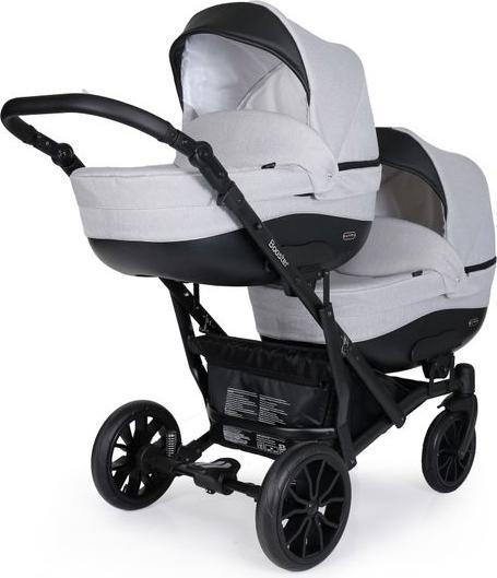 Image du produit Kunert Poussette jumelle Booster 01 grise 2en1