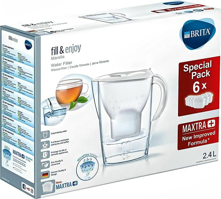 Actual product image Brita Marella + 6 Filterkartuschen