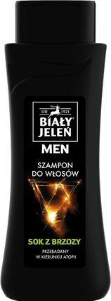 Immagine prodotto Biały Jeleń Cervo Bianco - Shampoo ipoallergenico lenitivo per capelli da uomo tonificante al succo di betulla (300 ml, Shampoo liquido)