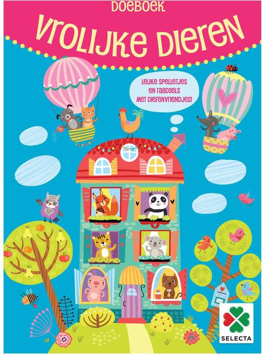 Selecta Spielzeug Aktivitätenbuch „Glückliche Tiere“