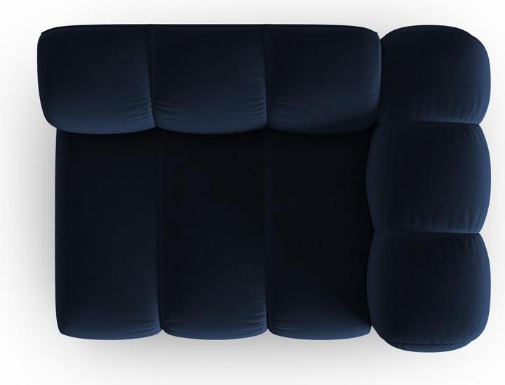 Actual product image Micadoni Velvet Modul Right, "Lupine", 1 Seat, 115x95x70Made in Europe (1-seater, Modular sofa)
