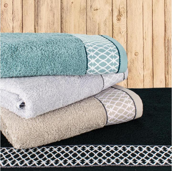 Productafbeelding möve for frottana frottana Oosterse ornamenten douchehanddoek 067140 cm (67 x 140 cm)