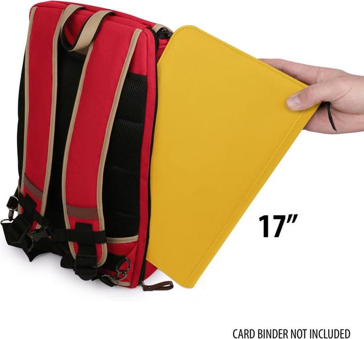 Produktbild Enhance TCG Series Trading Card Backpack Designer Edition Red Full-size