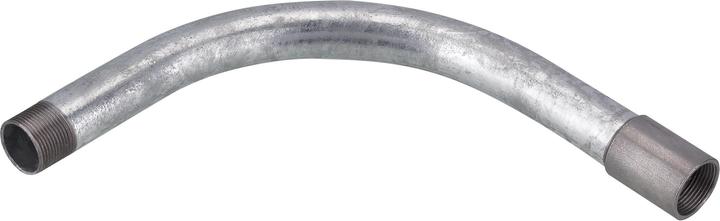 Produktbild Fränkische Rohrwerke Stahlrohr- SB-E-V 50 feuerverzinkt Gewindebogen M50 SB-E-V50 verzinkt (Kabeldurchlass, 57 cm)