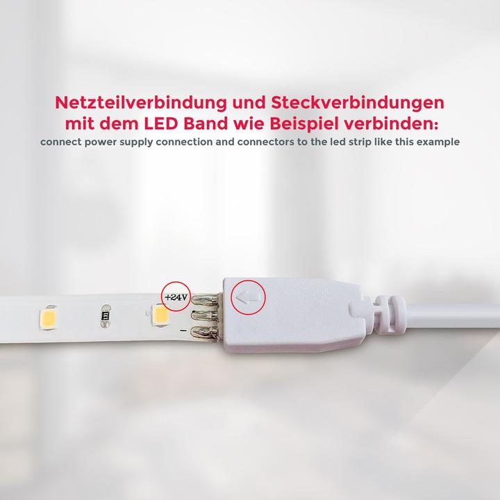 Immagine prodotto B.K.Licht Set di illuminazione a LED, 2m, 112xLED, bianco (200 cm, Interno)