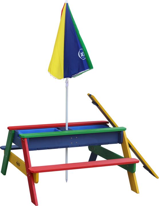 Immagine prodotto Axi Nick Sand & Water Picnic Table Rainbow - Parasol Rainbow