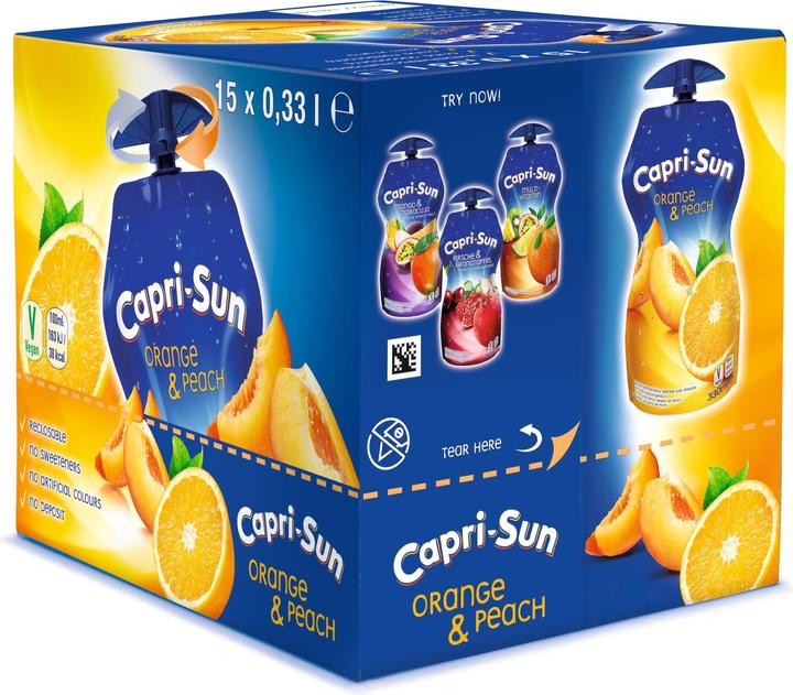 Actual product image Capri-Sun Orange & Peach (15 x 33 cl)