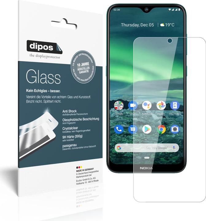 Immagine prodotto Dipos Pellicola Protettiva Anti-Shock (2 Pezzo/i, Nokia 2.3)