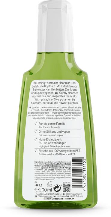 Actual product image Rausch Care Shampoo with Swiss Herbs (200 ml, Liquid shampoo)