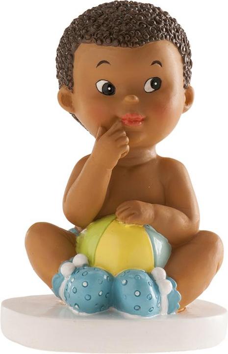Produktbild Dekora Taufe Figürchen - Lieber Baby Junge mit Ball (10cm) (1 x)