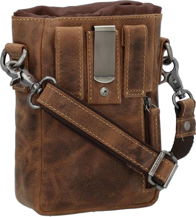 Actual product image Greenburry Vintage Mini Bag Umhängetasche Leder 13 cm
