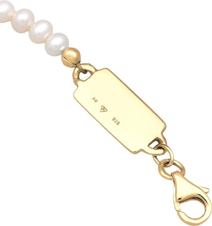 Image du produit Kuzzoi Bracelet Perles d'eau douce Classique Simple Argent 925 (19 cm, Argent sterling 925, Perles de culture d'eau douce, Acier inoxydable)