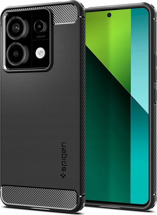 Immagine prodotto Spigen Armatura rugged Xiaomi Redmi Note 13 Pro 5G / Poco X6 5G nero opaco ACS07254 (Xiaomi Redmi Note 13 Pro 5G)