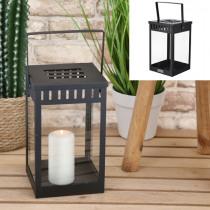 Actual product image Cepewa Lantern Living, square, black, approx. 25cm high