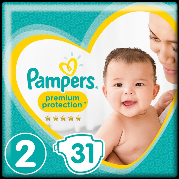 Pampers Premium Protection (Size 2, Pack, 31 Piece)