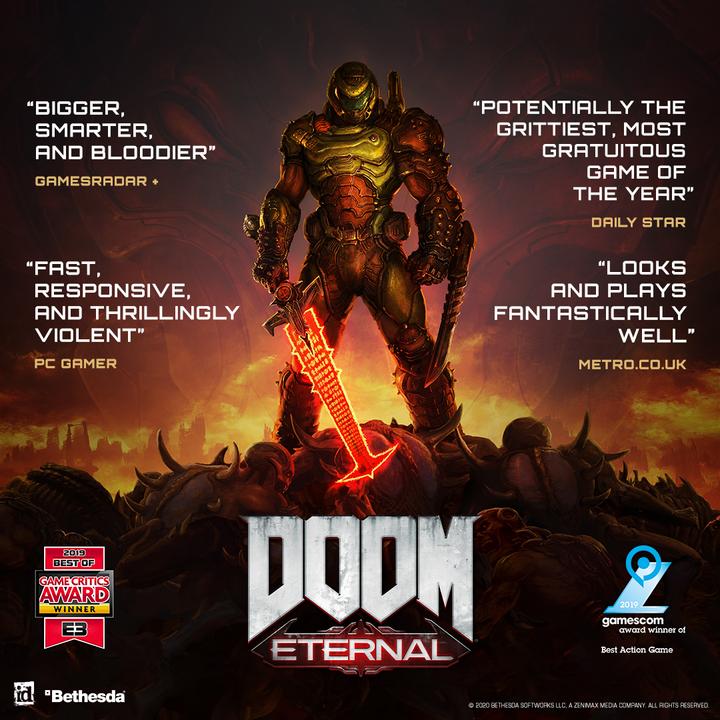 Produktbild Bethesda Microsoft DOOM Eternal Standard Xbox One (Xbox One S, EN)