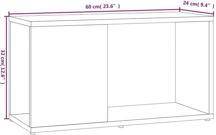 Image du produit VidaXL Mathieu (60 x 24 x 32 cm)
