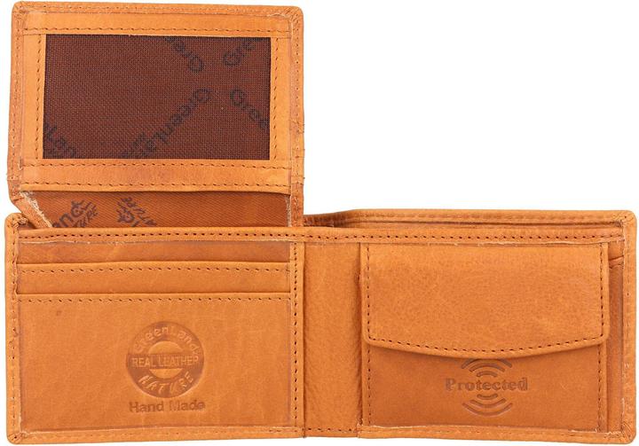 Actual product image Greenland Nature Wallet RFID protection leather 10 cm