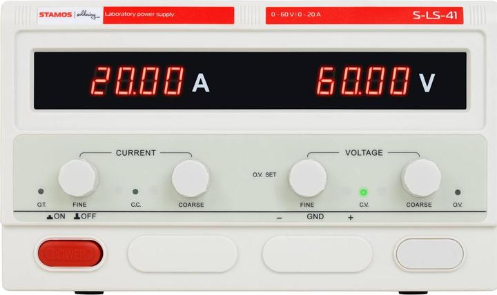 Produktbild Stamos Labornetzgerät - 0-60 V - 0-20 A DC - 1.200 W