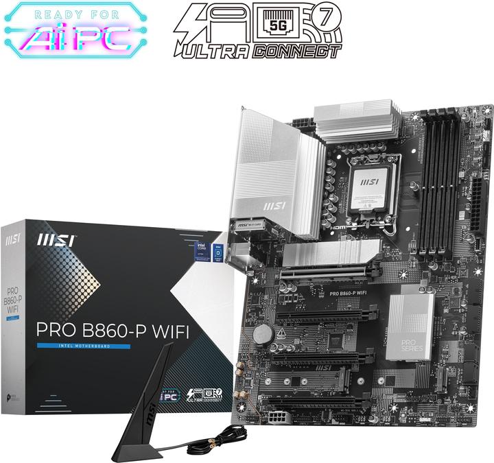 Produktbild MSI PRO B860-P WIFI (LGA 1851, Intel B860, ATX)