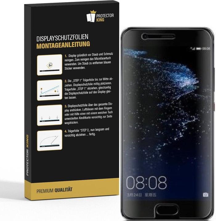 Produktbild Protectorking 4x Premium Displayschutzfolie 3D KLAR (4 Stück, Huawei P10)