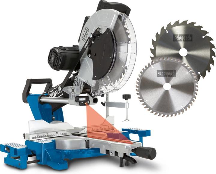 Produktbild Scheppach HM140L Kappzugsäge 230-240V 50Hz 2000W - 305mm