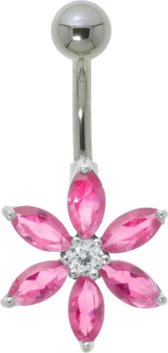Immagine prodotto Bijouteria Piercing ventre (Acciaio inossidabile, Argento 925, Zirconia)