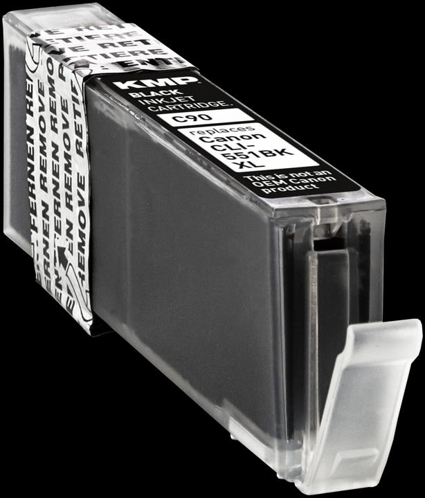 Immagine prodotto KMP Comp. cartuccia d'inchiostro C90 con Canon CLI-551 BK XL (FC)