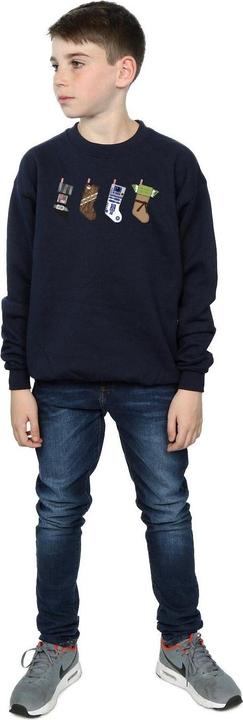 Actual product image Star Wars Boys Christmas Stockings Sweatshirt (152, 158)