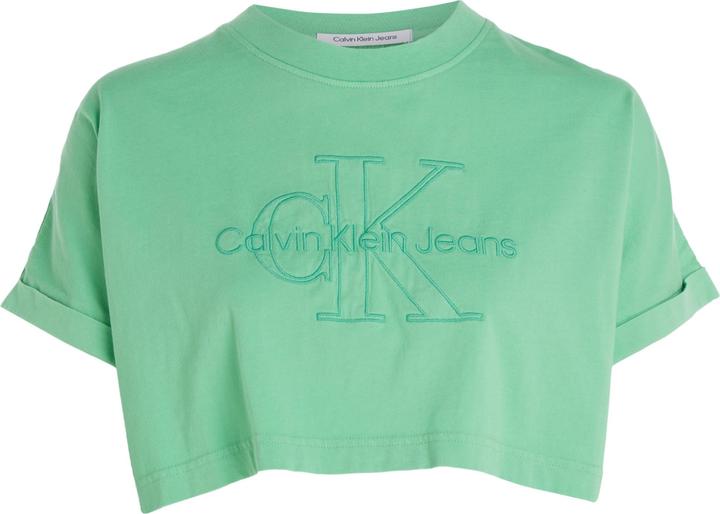 Calvin Klein Jeans Monologo Cropped T-Shirt - 123183
