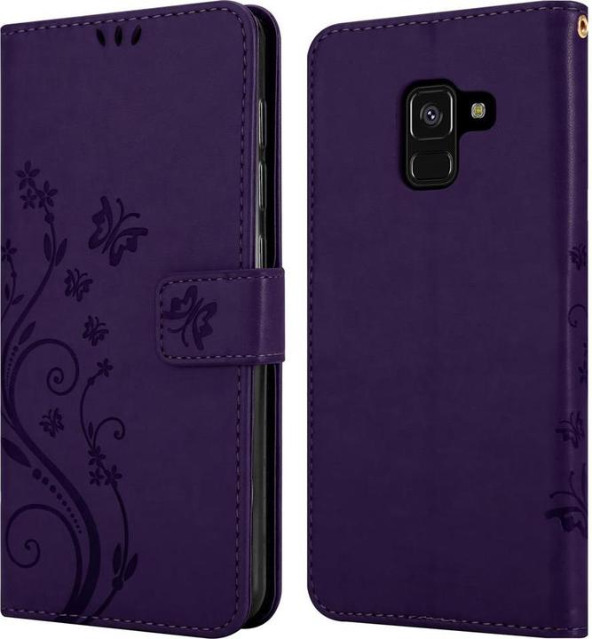 Immagine prodotto Cadorabo Copertina del libro a fiori (Samsung Galaxy A8 (2018))
