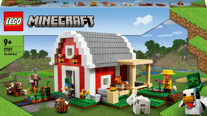 Actual product image LEGO The red barn (21187, LEGO Minecraft)