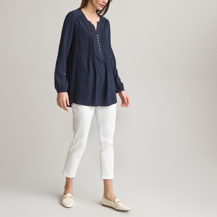 Actual product image Anne Weyburn Long-sleeved voile tunic (38)