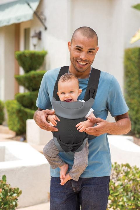 Productafbeelding Infantino Flip Advanced 4 in 1 draagzak met netstof Donker