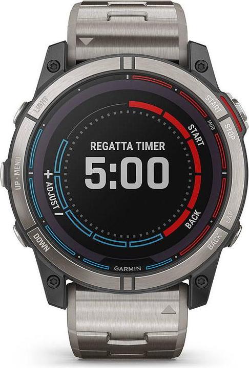 Produktbild Garmin quatix 7X Sapphire Solar Titan« GPS Marine Smartwatch (51 mm)