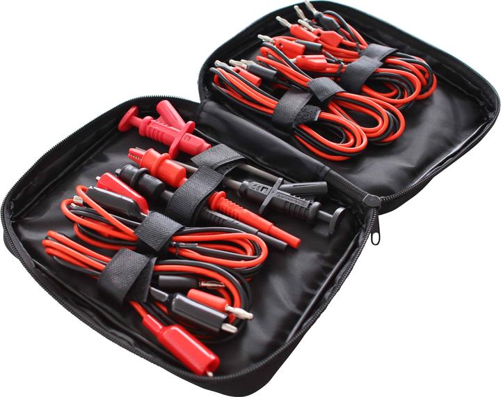 Image du produit Peaktech Messzubehör-Set, P 8201, für Labornetzgeräte mit 4 mm Steckern