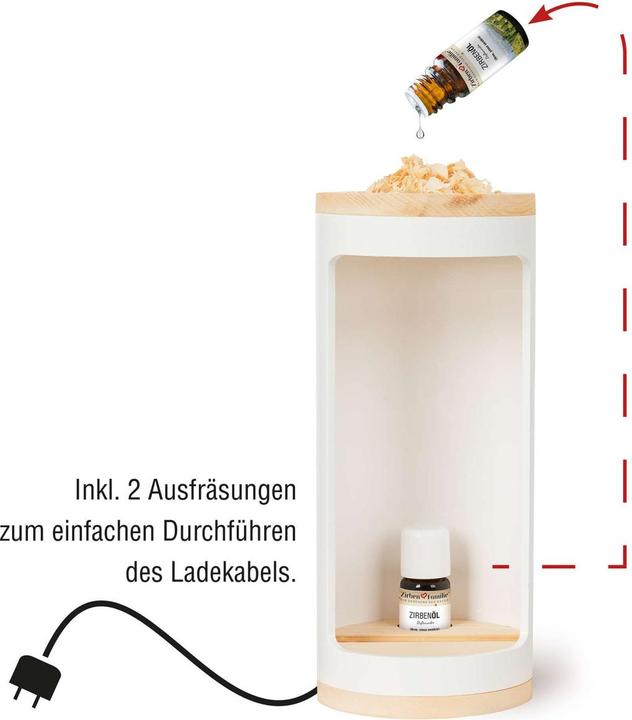 Produktbild ZirbenFamilie Nightholder WEISS