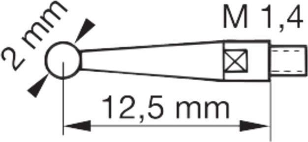 Image du produit Tesa Indicateur à levier TESATAST ± 0.4 mm / 01810005 (mm)