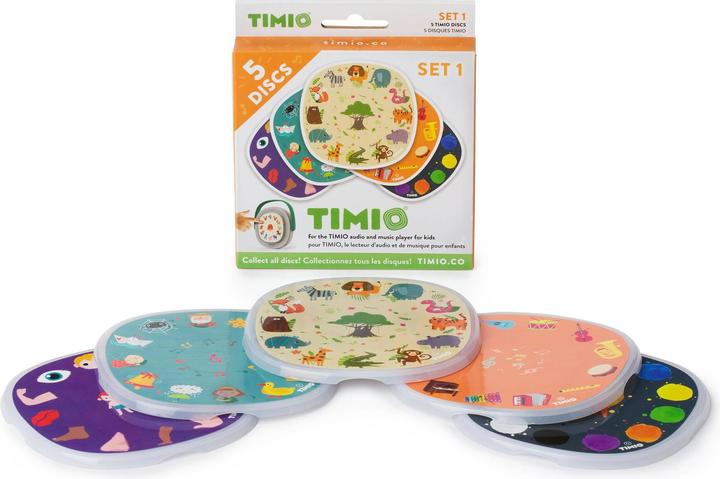 Image du produit Timio Ensemble de disques audio 1 (Français, Italien, Allemand, Portugais, Espagnol, Anglais, Islandais, Chinois)