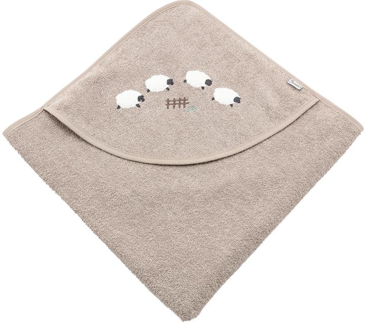 Image du produit Sterntaler Linge à capuche bébé mouton flocon 80 x 80 cm