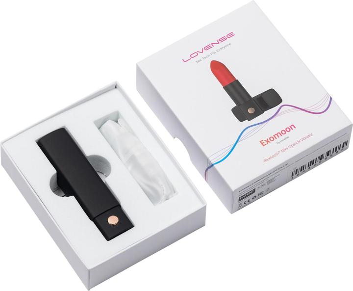 Image du produit Lovense Vibromasseur Exomoon en rouge à lèvres